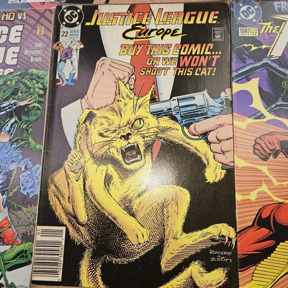 DC Comics 90s Vintage Lot of 8 - Green Lantern, Flash, Justice League
